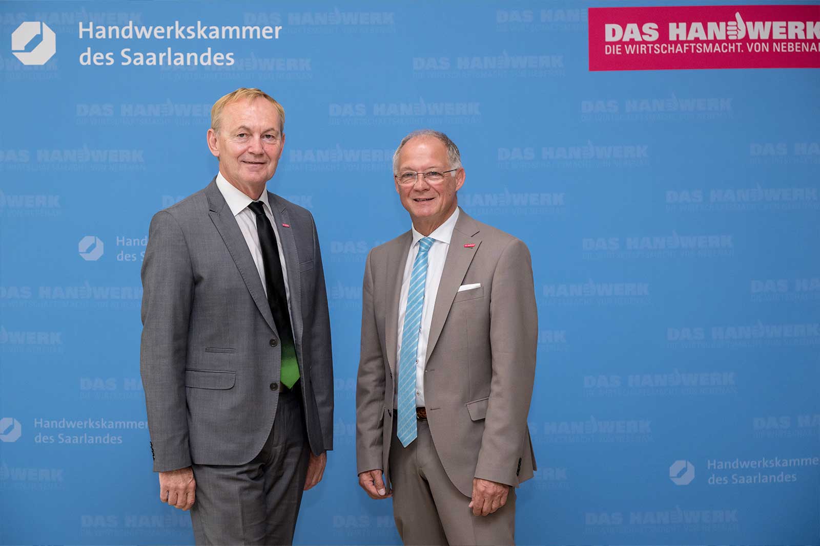 Hauptgeschäftsführer Bernd Reis und Präsident Bernd Wegner